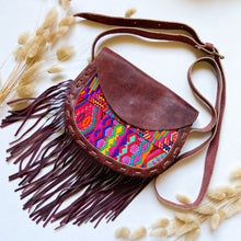 Load image into Gallery viewer, Such a Tassel Leather Huipil Crossbody