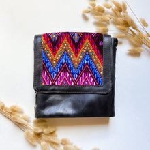 Load image into Gallery viewer, Four Corners Leather and Huipil Crossbody