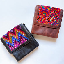 Load image into Gallery viewer, Four Corners Leather and Huipil Crossbody