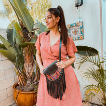 Load image into Gallery viewer, Such a Tassel Leather Huipil Crossbody