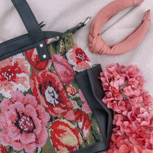 Load image into Gallery viewer, Vintage Floral Huipil Convertible Bag